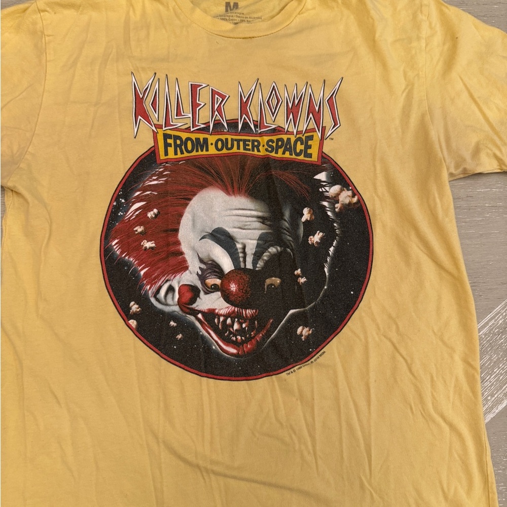 Killer Klowns from Outer Space Yellow T-Shirt